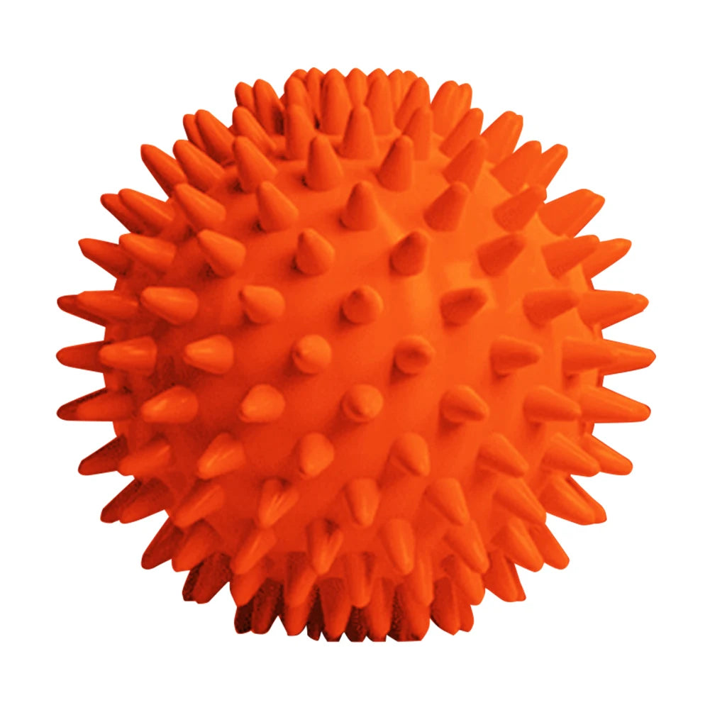 Spiky Massage Ball Compact Muscle Roller High Density Trigger Point Massager Ball 6cm Deep Tissue Roller for Plantar Fasciitis