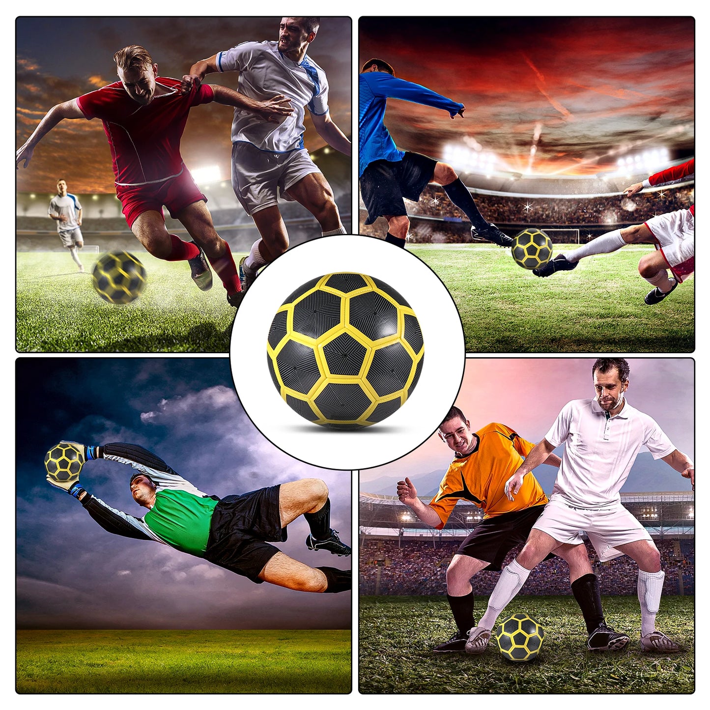 Choice For Gifts Durable Training Soccer Ball Size 5 Vibrant And Eye-Catching Youth Soccer Ball