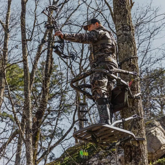 Summit Treestands Titan SD Portable Climbing Treestand Durable Stable Hunting Tree Stand Outdoor Hunting Accessory