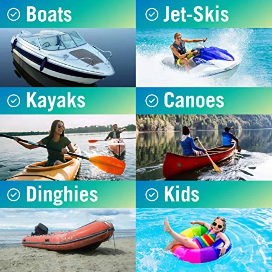 Boat Paddle Telescoping Plastic Collapsible Oar Kayak Jet Ski Rafting Mini Canoe Paddles Tubing Floats Rowing Safety Accessorie