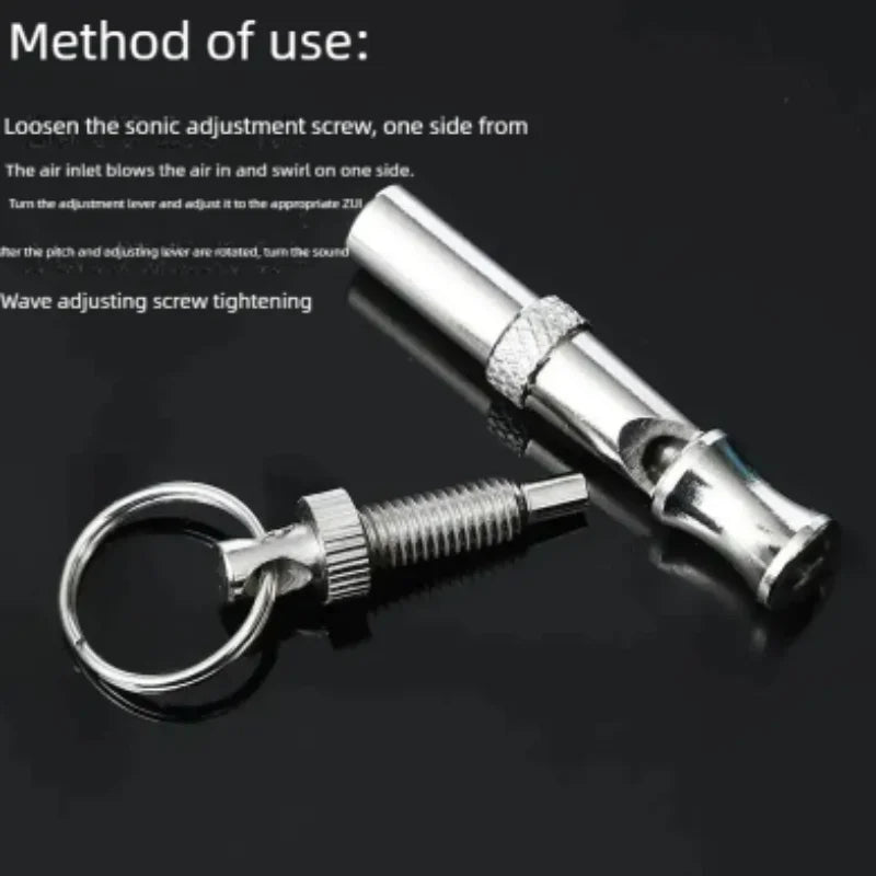 Adjustable Ultrasonic Sound Dog Training Whistle Silent Control Tool for Pets Discipline Stop Barking Flute Pet Care Supplies