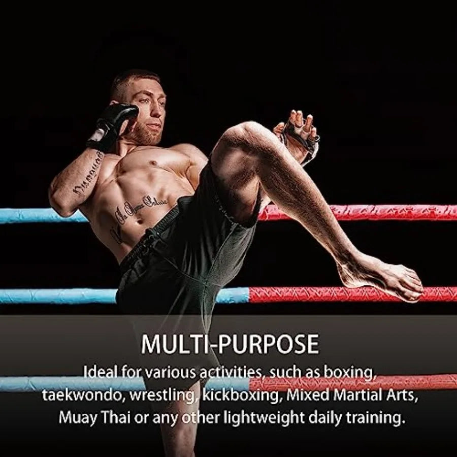 2 Pairs Boxing Gloves Kickboxing Gloves for Men Women Beginner Professional Shockproof Leather Sparring Training Gloves Set MMA