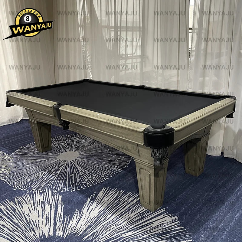 Premium Custom-Made Slate Carving Pool Tables 7FT 8FT 9FT American Style Claw Billiard Table for Sale