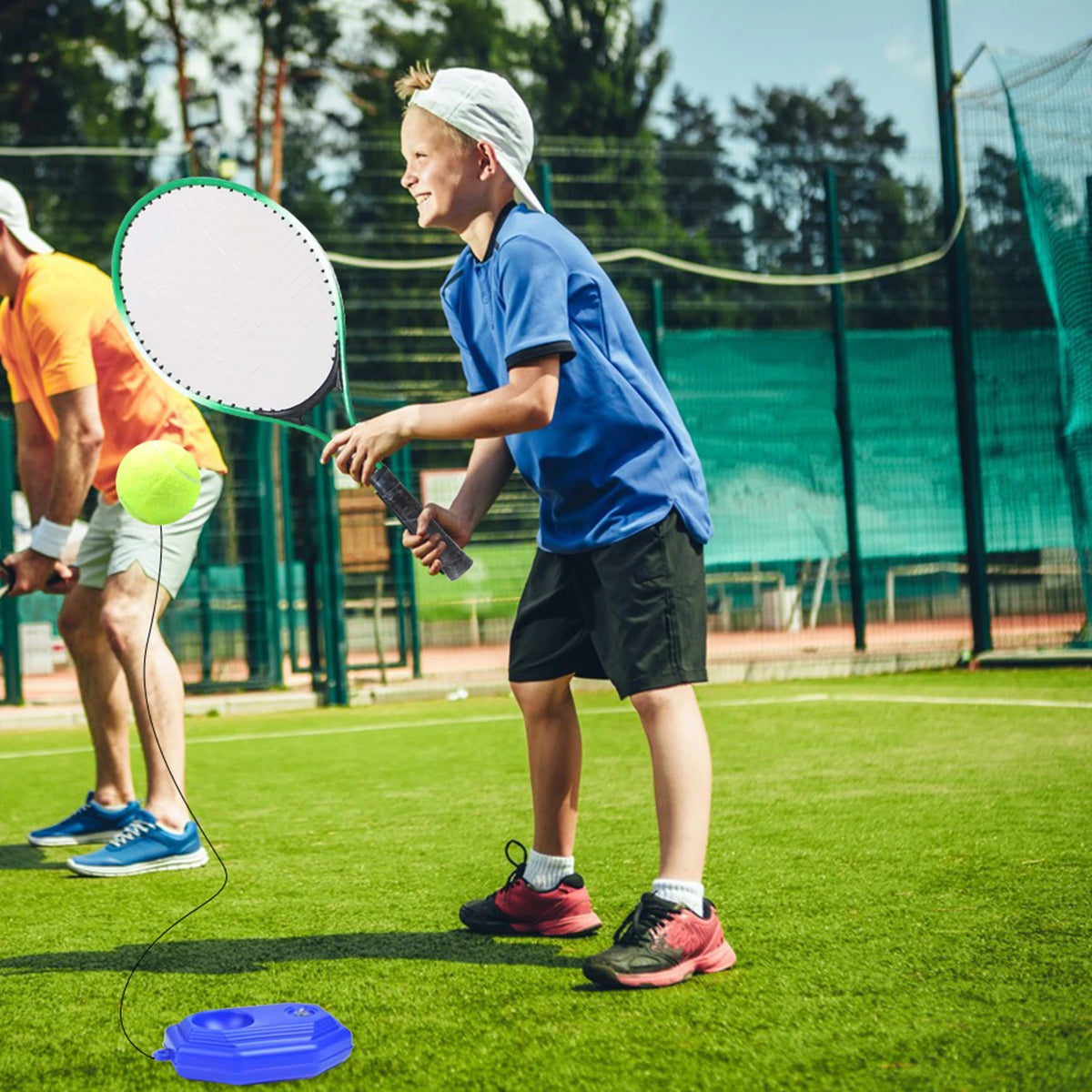 Kids Tennis Rackets with Tennis Ball Tennis Trainer for Children Beginners Children Tennis Racket