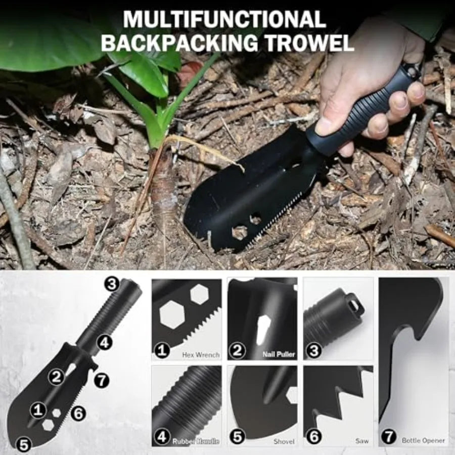 Survival Kit, Survival Gear and Equipment 258 PCS with Water Filter, Emergency Tent, LED Lantern, First Aid Kit Supplies, 25L B