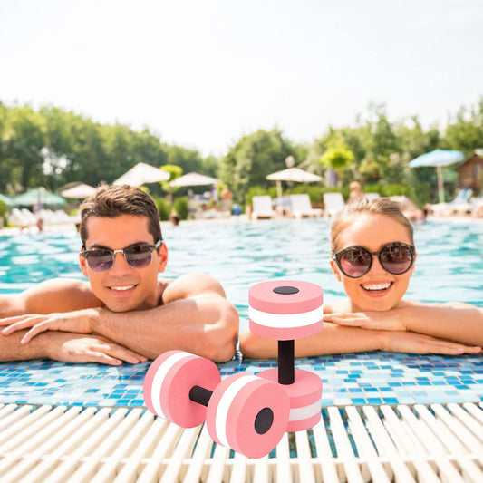 Water Weights For Pool, EVA Foam Swim Weights Water Dumbbells Floating, Water Fitness Barbells Hand Bar