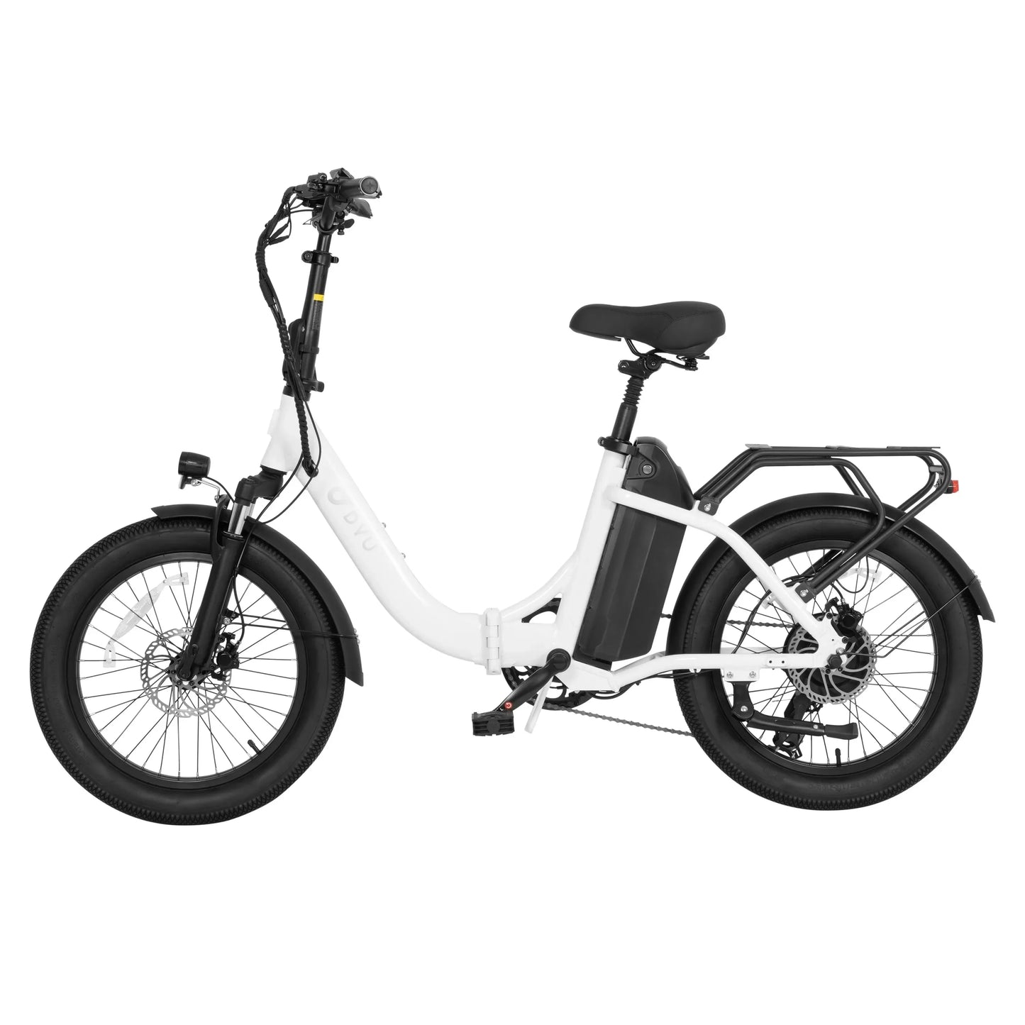 DYU C9 Adult Electric Bicycle, 20 Fat Tire Electric Bike electric bike  48V 15.6AH E-bike, 250W motor city ebike