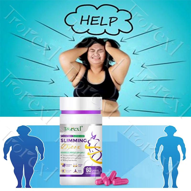 Skinny Pills, Natural Lotus Leaf Capsules, Restore Normal BMI, Calorie Burning, Nighttime Enzymes