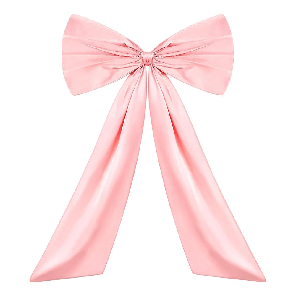 Big Bow Wall Decor Themed Party Decorations Giant Bow Ribbon Decor Large Ribbon Hanging Bowknot Party Wedding Photo Prop Decor