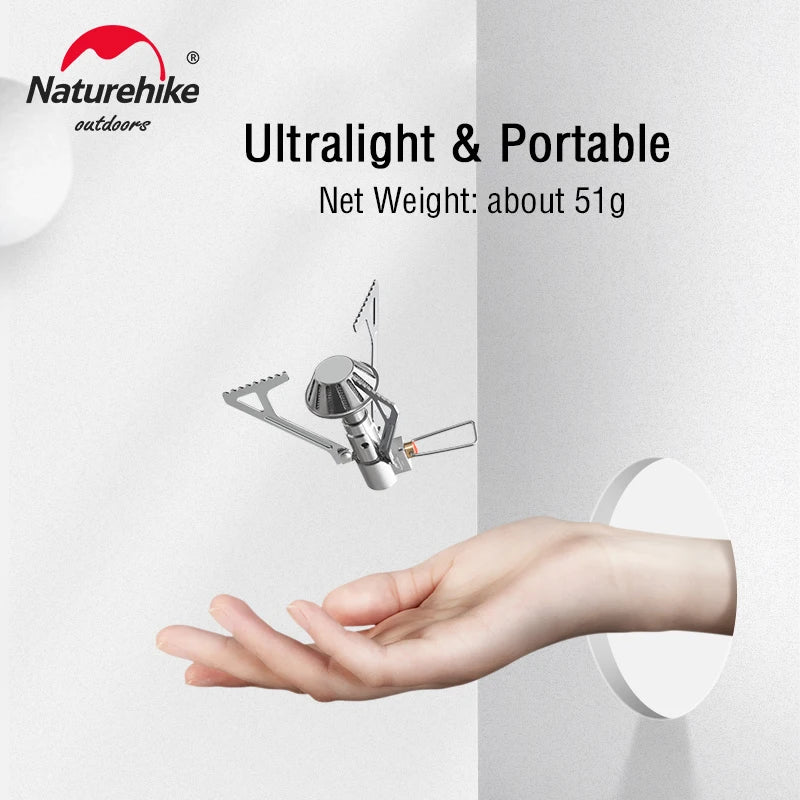 Naturehike Camping Stove Mini Stove Outdoor Picnic Gas Stove Outdoor Tourist Gas Burner Ultra Light Hiking Camping Gas Stove