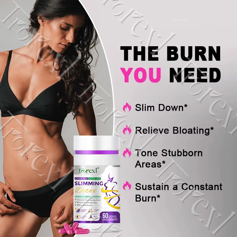 Skinny Pills, Natural Lotus Leaf Capsules, Restore Normal BMI, Calorie Burning, Nighttime Enzymes