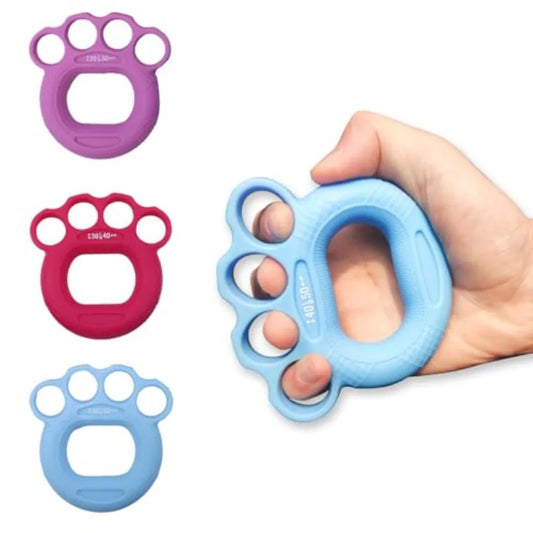 3 Pack Finger Exerciser Hand Grip Strengthener with 3 Resistance Levels 2050 lbs Ergonomic Silicone Design for Rehab Arthritis