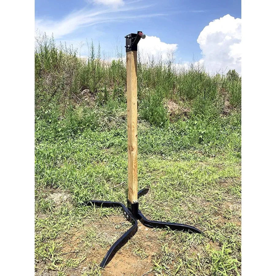 AR500 Steel Target Stand System with 2x4 Mount Kit for Outdoor Range Use Durable Adjustable and Easy to Set Up for Precision Sh