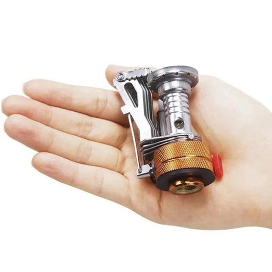 3000W Camping One-piece Gas Stove with Piezo Ignition Foldable Cooking Stove Tourist Camping Burners for Camping Hiking