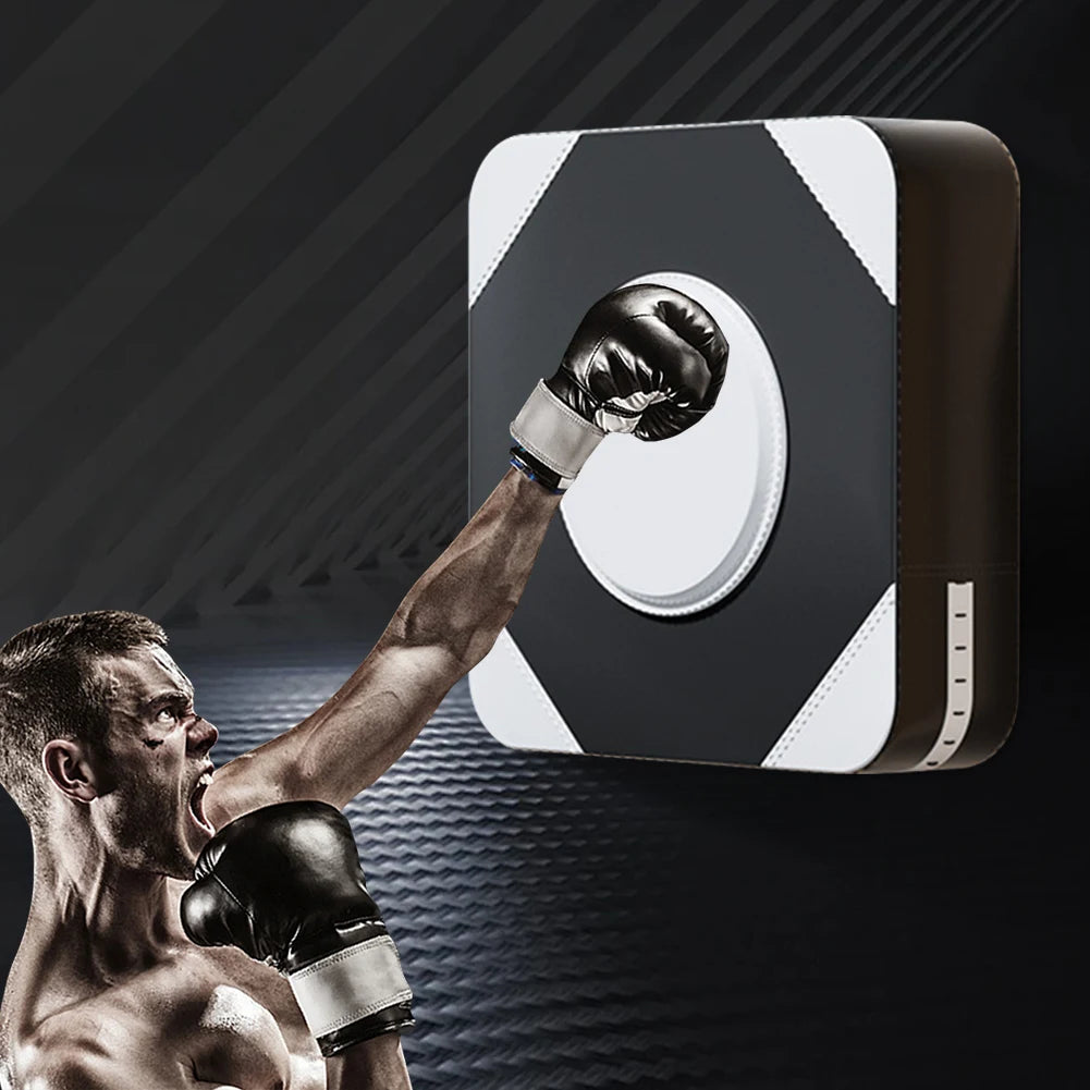 PU Leather Boxing Bag Mat Fighter Martial Arts Fitness Agility Boxing Sports Reaction Training Sports Punching Bag Boxing Punch