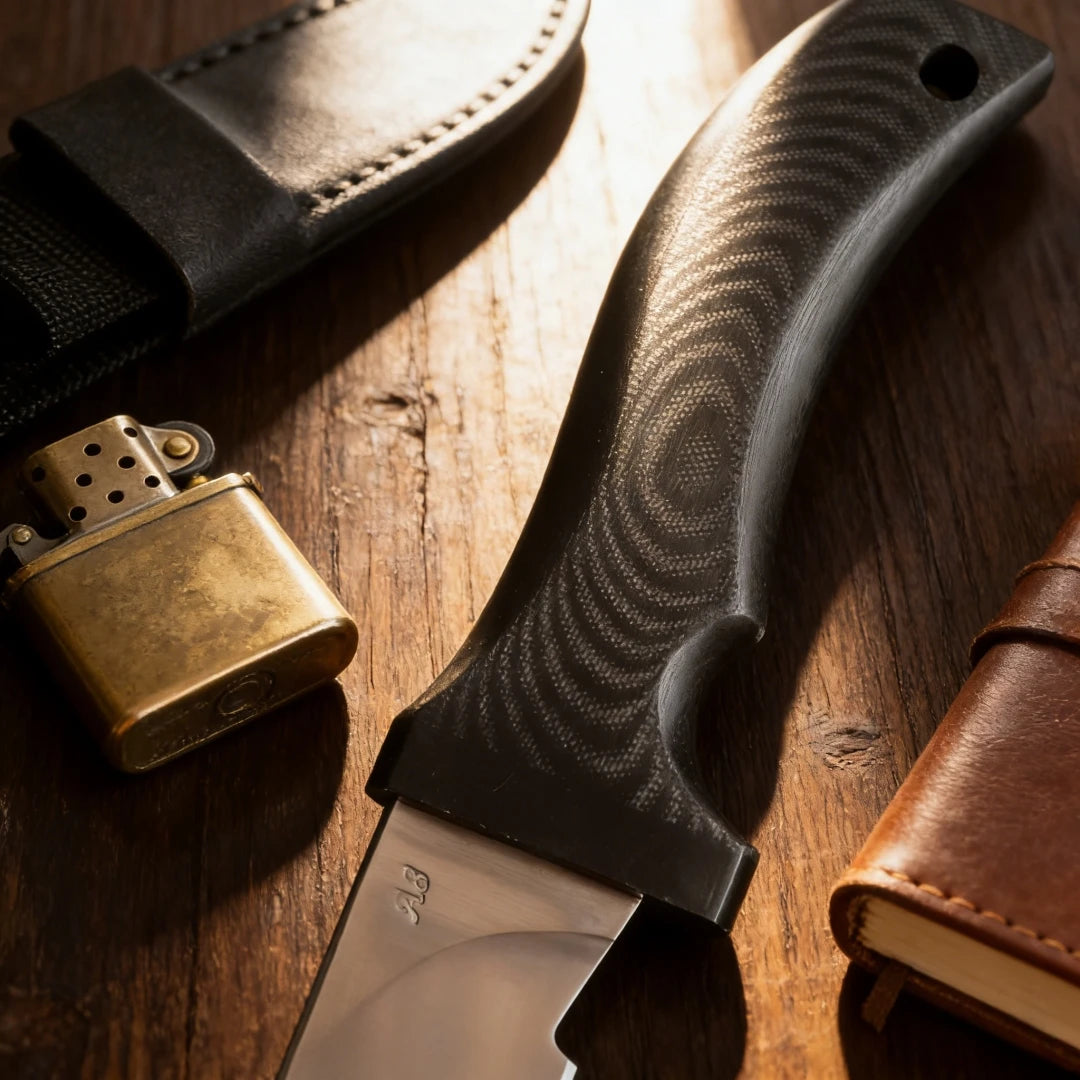 MadDog - Classic outdoor camping knife, made of A8 steel, for clearing obstacles in the jungle and for fishing outdoors.