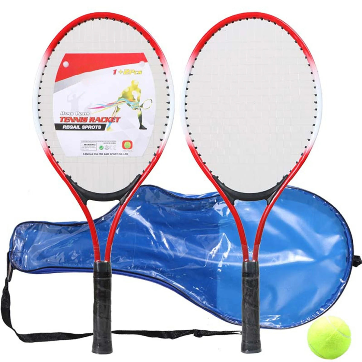 Kids Tennis Rackets with Tennis Ball Tennis Trainer for Children Beginners Children Tennis Racket