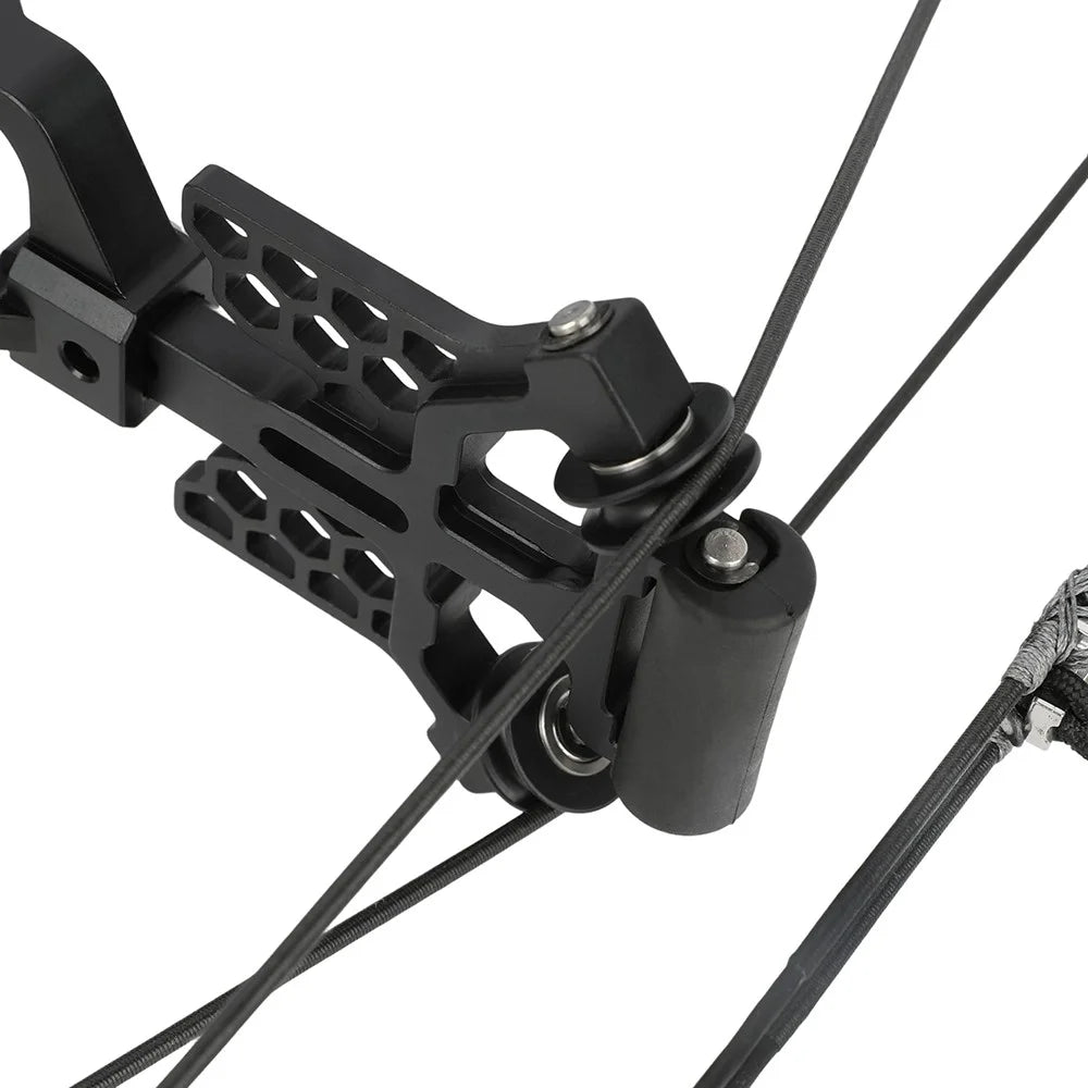 Dual-Use Compound Bow High-Performance Steel Ball & Arrow Kit 30-70LBS Adjustable 80% Let-off 340FPS Right/Left Hand Outdoor Hunting Shooting Target Archery Accessories