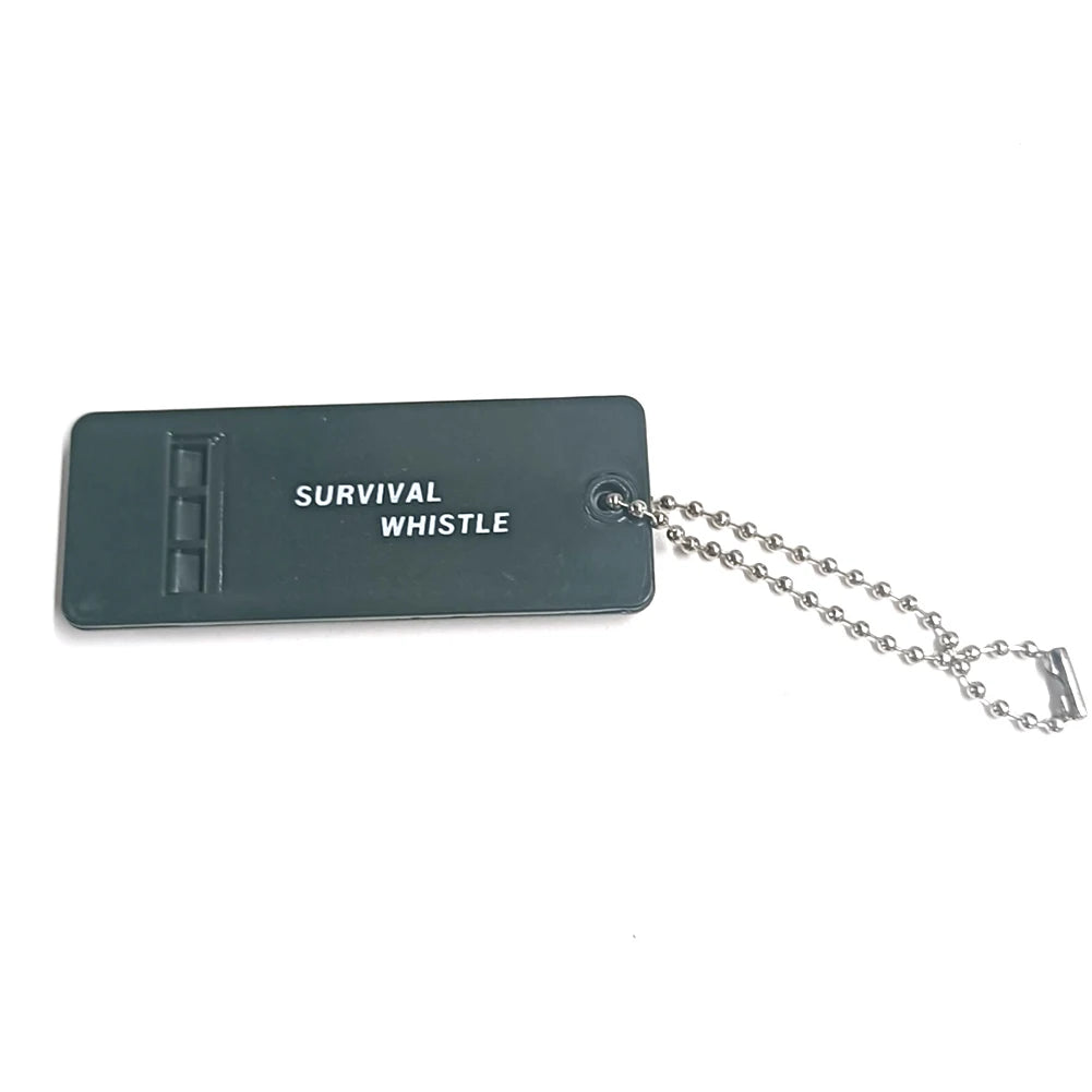 3-Frequency Whistle Portable Emergency Whistle High Decibel Rescue Signaling First Aid Tool for Hiking Camping Mountaineering
