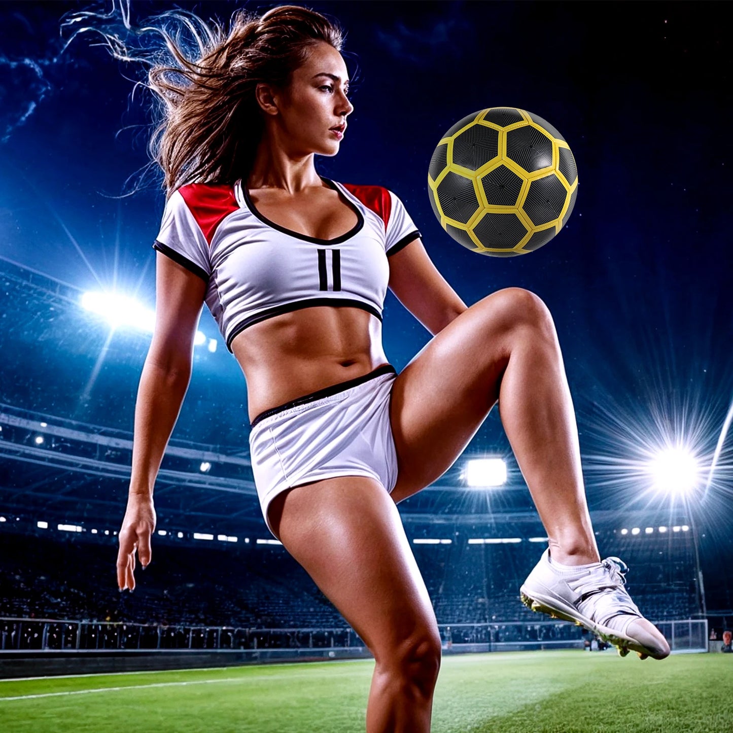 Choice For Gifts Durable Training Soccer Ball Size 5 Vibrant And Eye-Catching Youth Soccer Ball