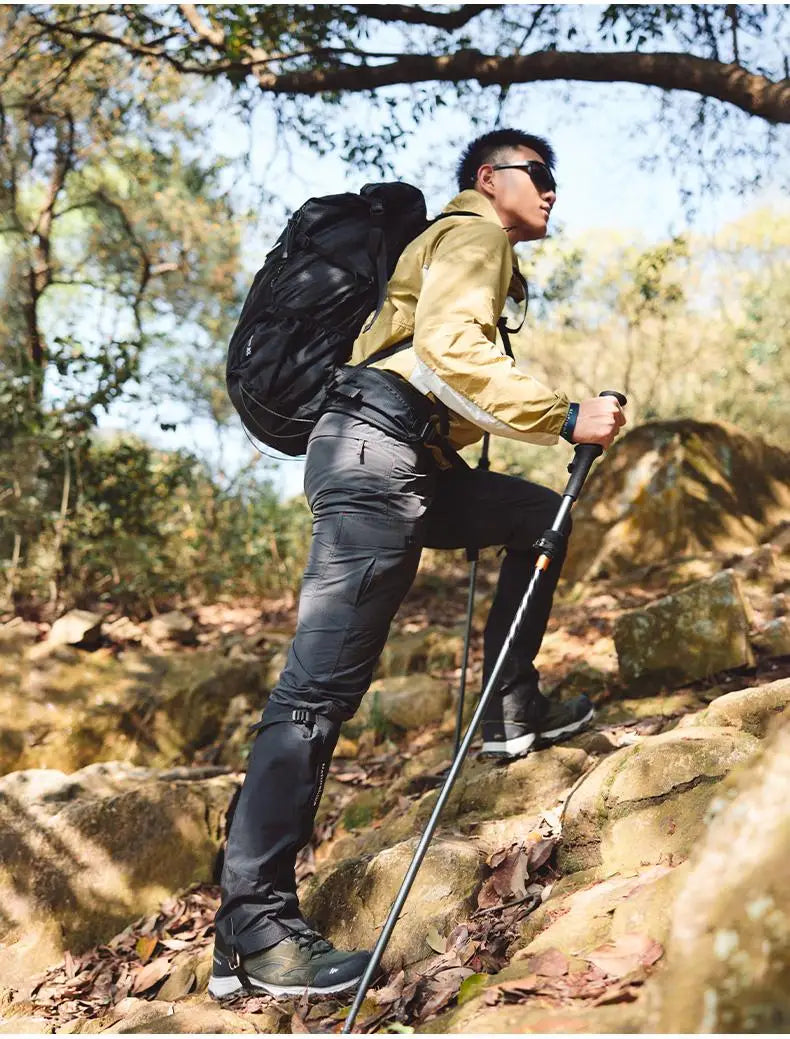 Naturehike Outdoor Climbing Pole 5-Section Carbon Fiber Aluminum Alloy Ultralight Trekking Sticks Walking Stick Camping Supplies