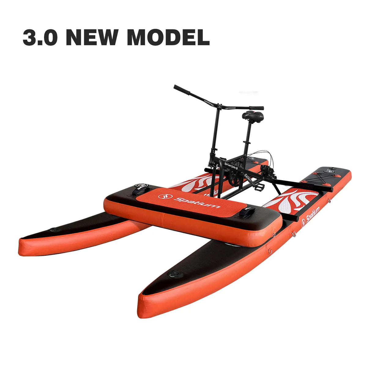 Spatium Water Bikes for Lake Inflatable Water Bike 3.0 Adult Inflatable Pontoon Water Bicycle  3-bladed Propeller Water Bike