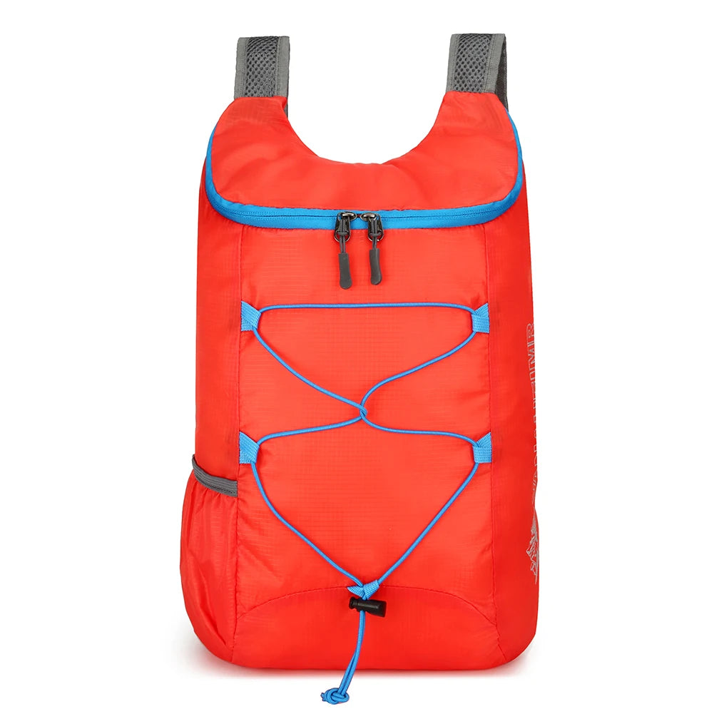 10L Outdoor Climbing Cycling Travel Knapsack Splashproof Folding Sports Daypack Ultralight Camping Hiking Backpack for Men Women