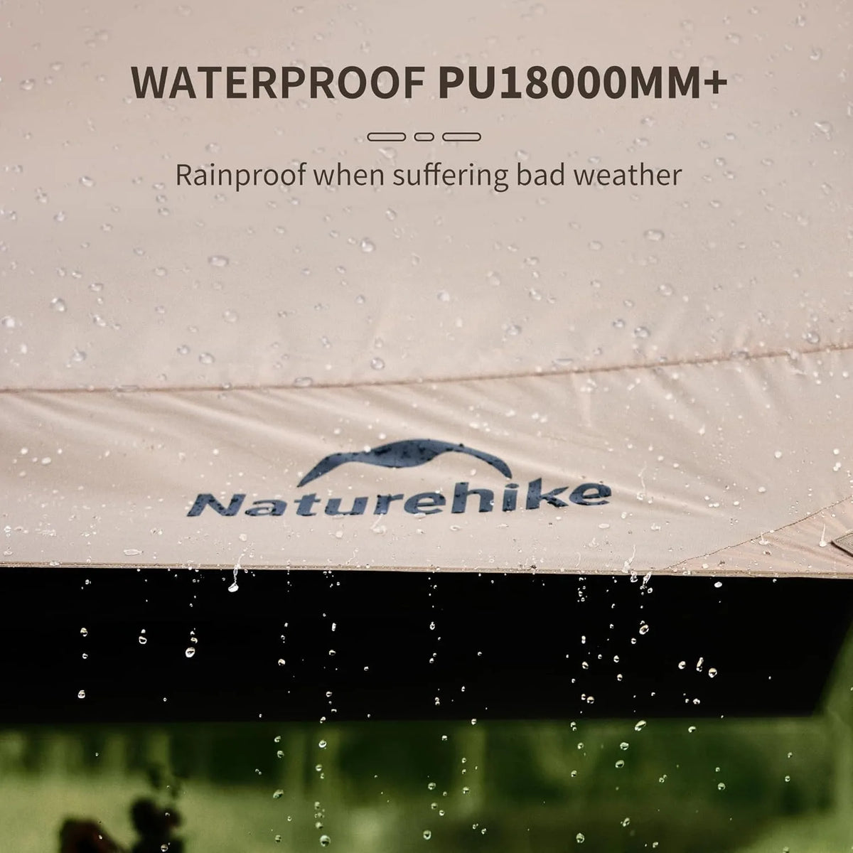Naturehike Large Camping Waterproof Canopy Camping Sun Shelter Summer Anti-UV UPF2000+ Family Ourdoor Park Beach Tent Tarp