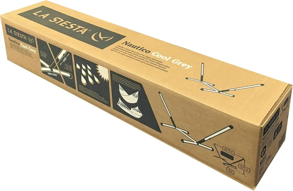 King Size Hammock Stand - Powder Coated Steel Frame, 440 lbs Capacity, Quick Assembly for Outdoor Relaxation