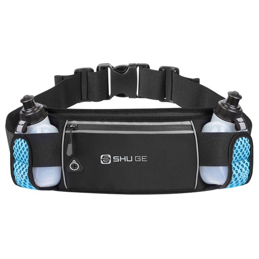 Running Belt with Bottles Waist Bag with Adjustable Strap Cycling Bag for Running Walking Cycling