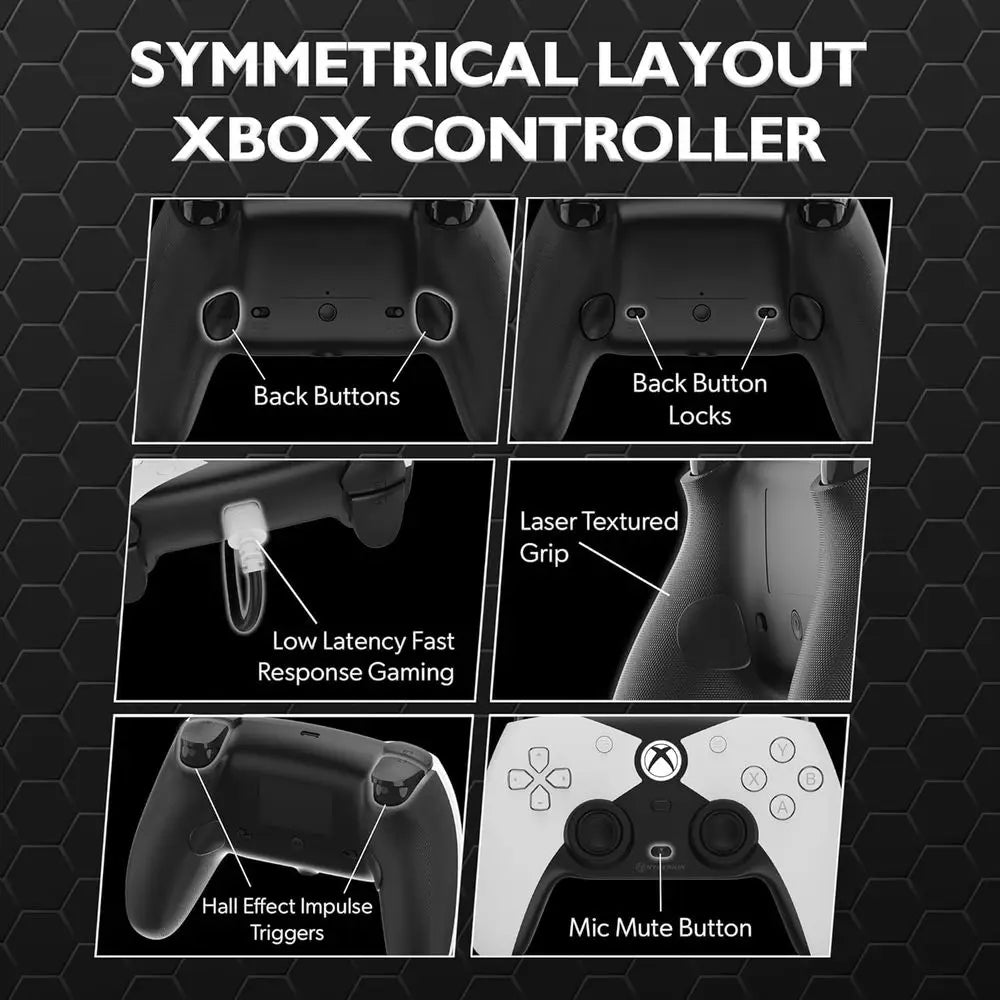 Wired Controller for Xbox Series X|S, One & PC - Hall Effect Sticks, Impulse Triggers, Symmetric Layout, Precision D-Pad - Offic
