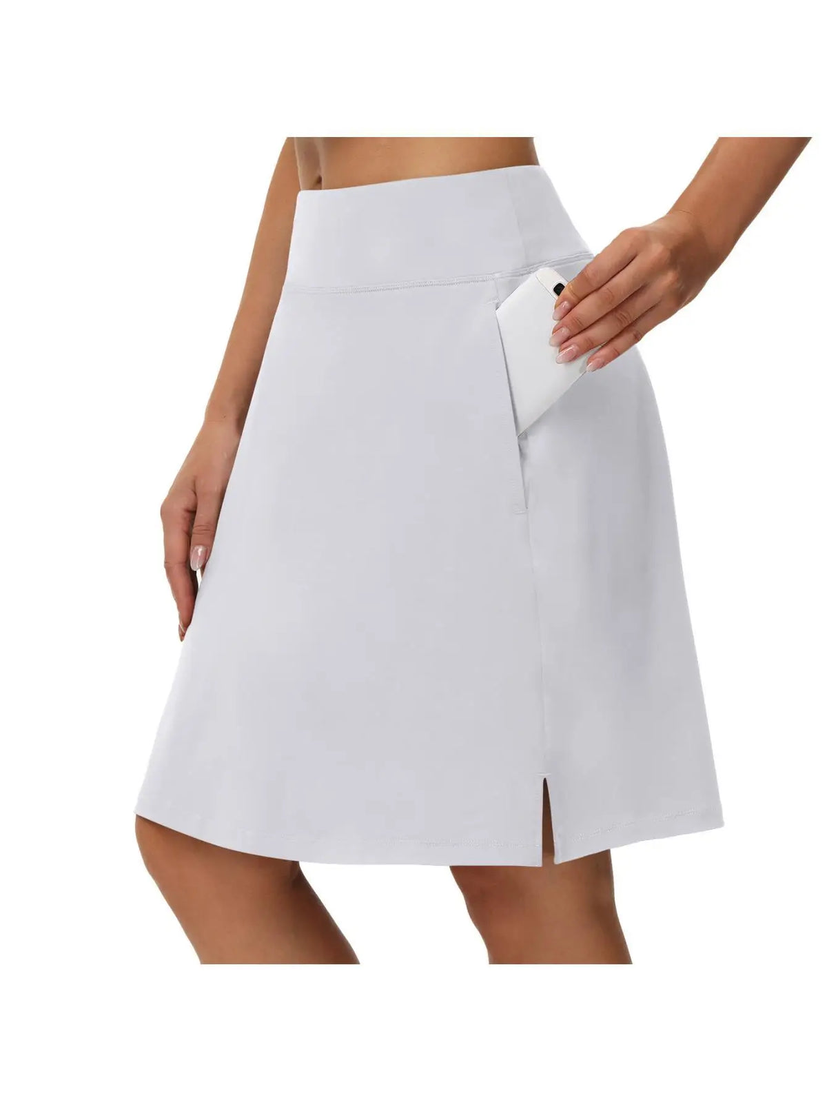 Skorts for Women with Pockets 20" Knee Length Golf Tennis Skirts for Women High Waisted Casual Athletic Skorts