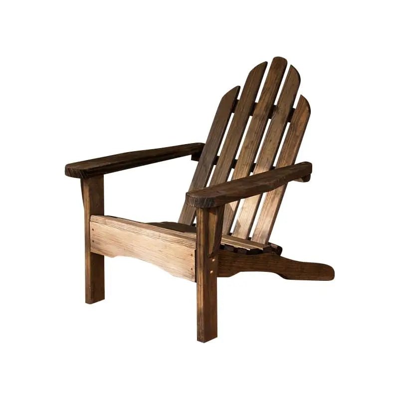 Dark Walnut Heavy Duty Adirondack Chair - Authentic Amish Craftmanship from Treated Pine Outdoor Chair Made in, Customized
