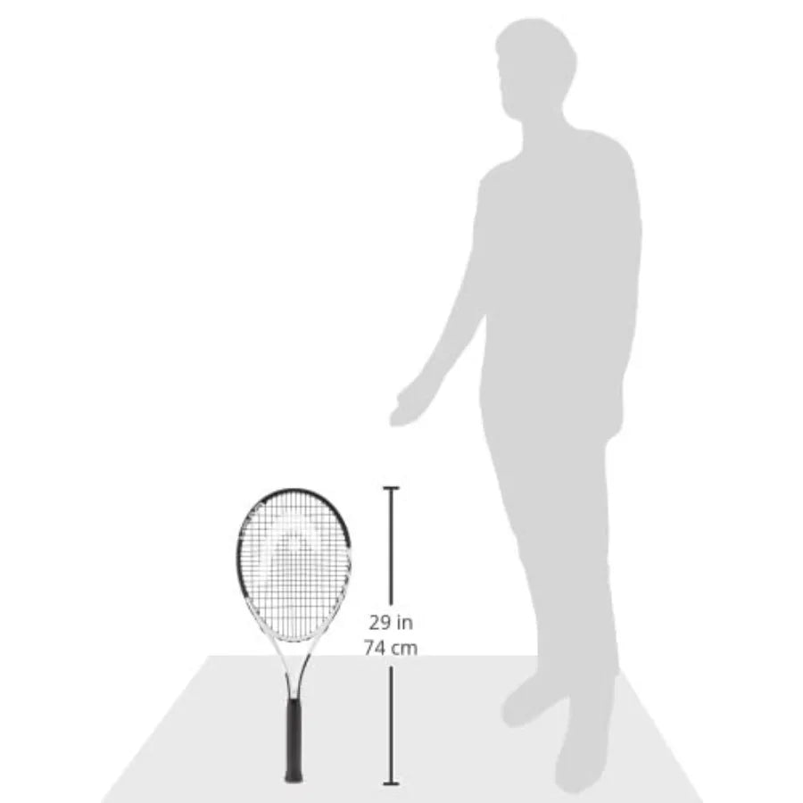 Geo Speed Adult Tennis Racket - Pre-Strung Light Balance 27.5 Inch Racquet