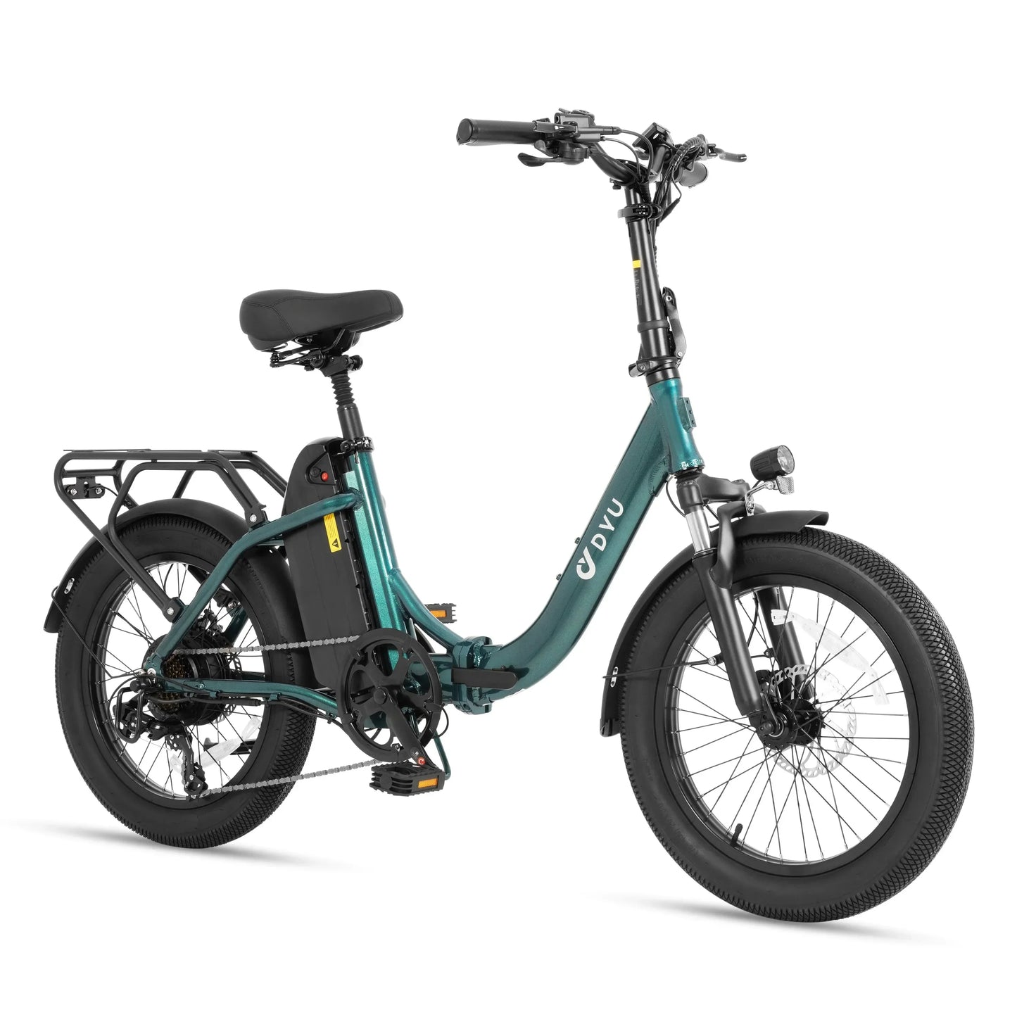 DYU C9 Adult Electric Bicycle, 20 Fat Tire Electric Bike electric bike  48V 15.6AH E-bike, 250W motor city ebike