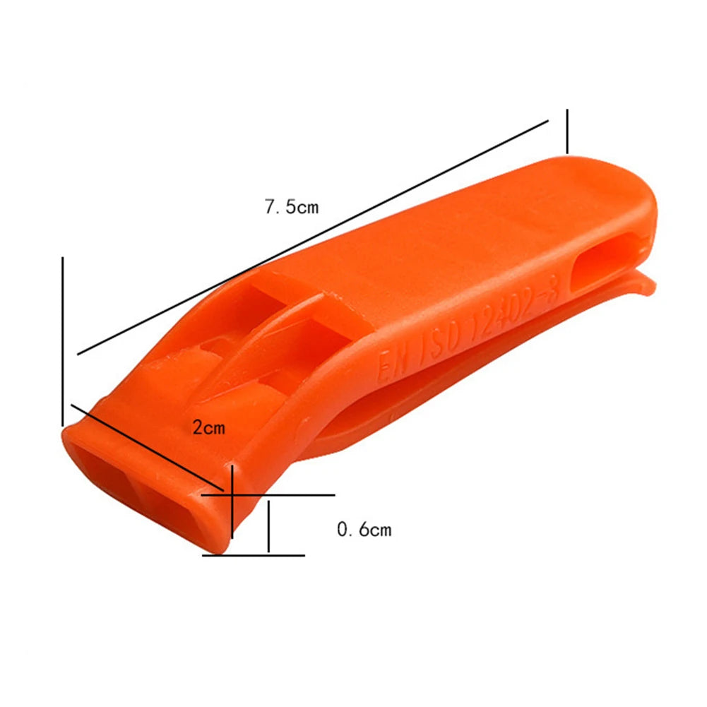 1-100PCS Outdoor Survival Whistle Camping Hiking Rescue Emergency Whistle Diving Football Basketball Match Whistle