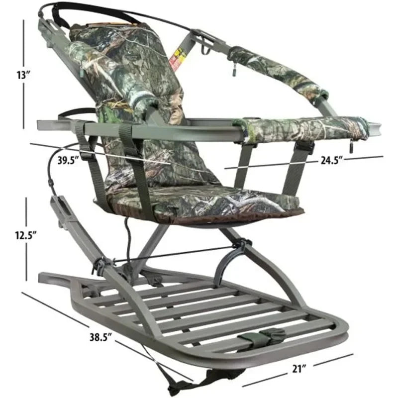 Summit Treestands Titan SD Portable Climbing Treestand Durable Stable Hunting Tree Stand Outdoor Hunting Accessory