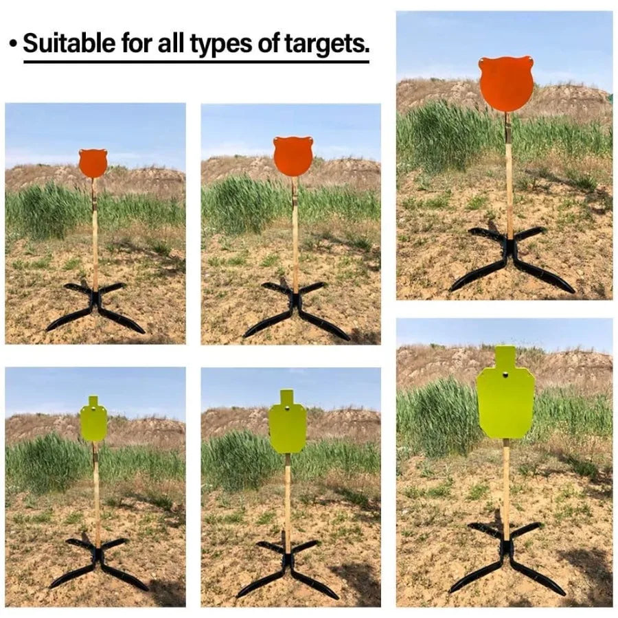AR500 Steel Target Stand System with 2x4 Mount Kit for Outdoor Range Use Durable Adjustable and Easy to Set Up for Precision Sh