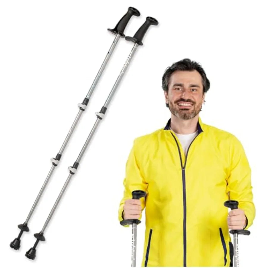 ACTIVATOR 2 Walking Poles 1 Pair CoreGrip for Stability Weight-Bearing Recovery Core Strength Adjustable Collapsible Lightweigh