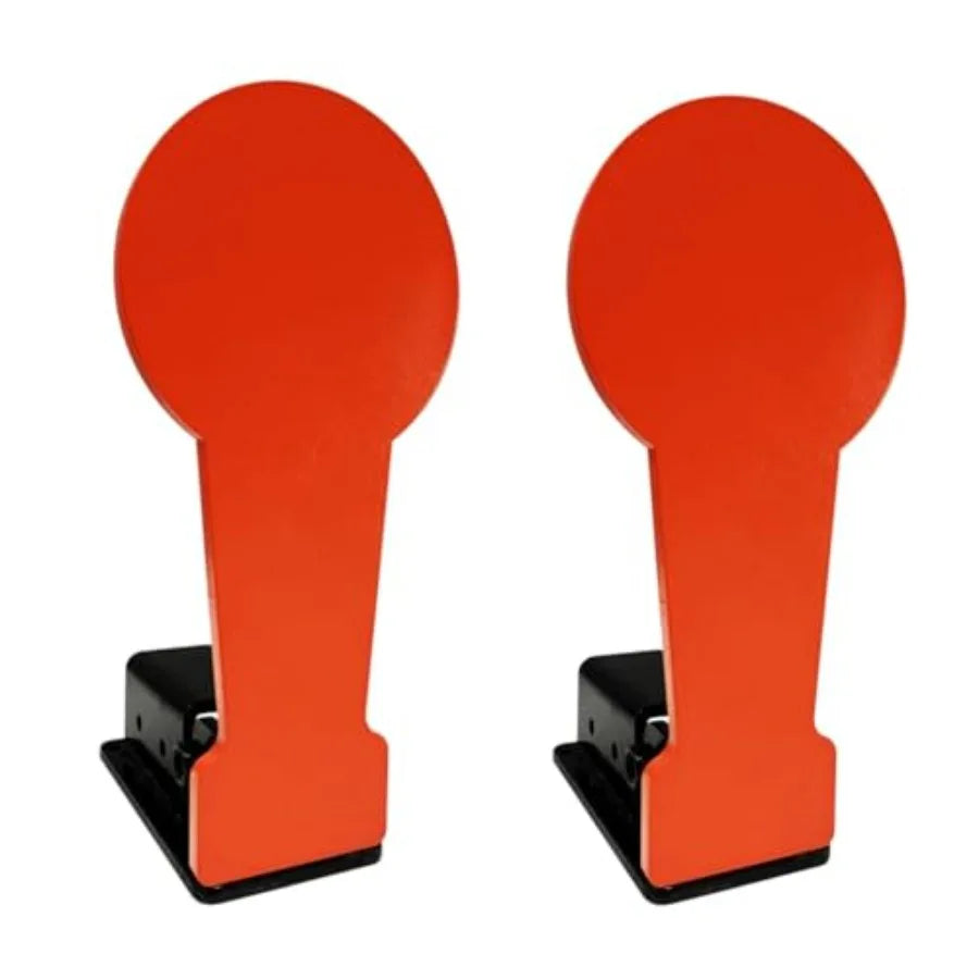 3/8" AR500 12.8'' Classic Popper Steel Shooting Target,6'' Plate Auto Reset Target for Shooting Range,Suitable for Pistol, Rifle
