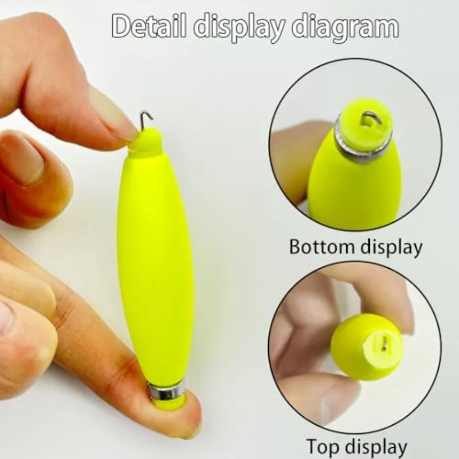 Fishing Bobbers Floats Set Weighted Foam Snap on Float for Catfish Fishing Push Button Spring Fishing Floats Assortment in Mult