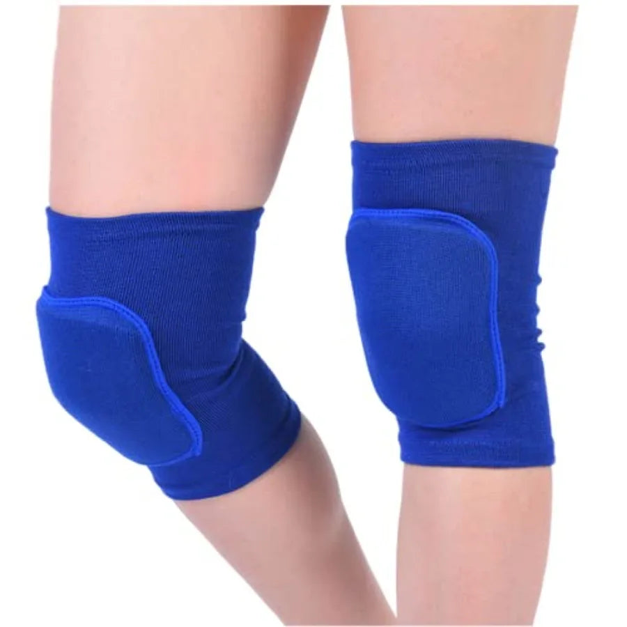Knee Pad, Anti-Slip Padded Sponge Knee Brace Breathable Flexible Elastic Knee Support for Football Volleyball Dance Skating Bas
