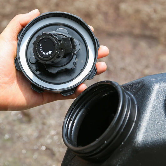 Camping Water Bucket Cover with Spigot Water Storage Container Lid Leak-Proof Water Tank Lid for Outdoor Picnic