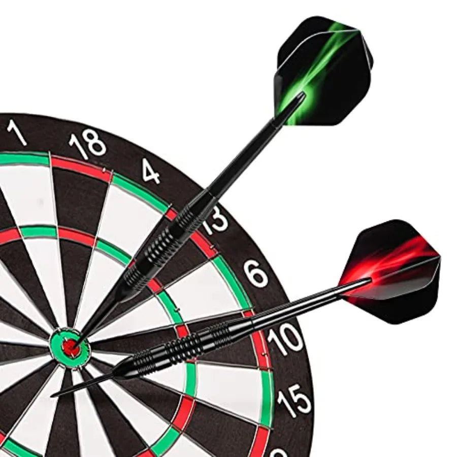 Darts Metal Tip Set, 12 Pack Steel Tip Darts Darts Set 24Grams Professional Metal Darts