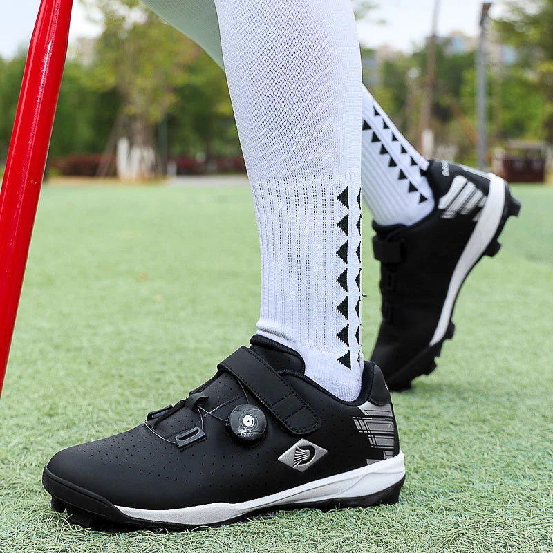 Teen Baseball & Softball Cleats - High Grip Spiked Footwear with Fast Lock System for Youth Matches