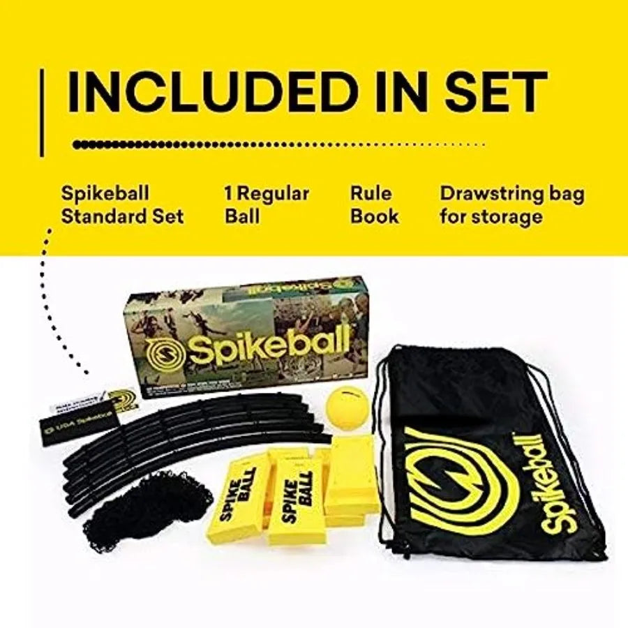 The Original Kit -Ball Game Set - Outdoor Yard and Camping Games - Includes Ball Net Drawstring Bag and Rulebook Set