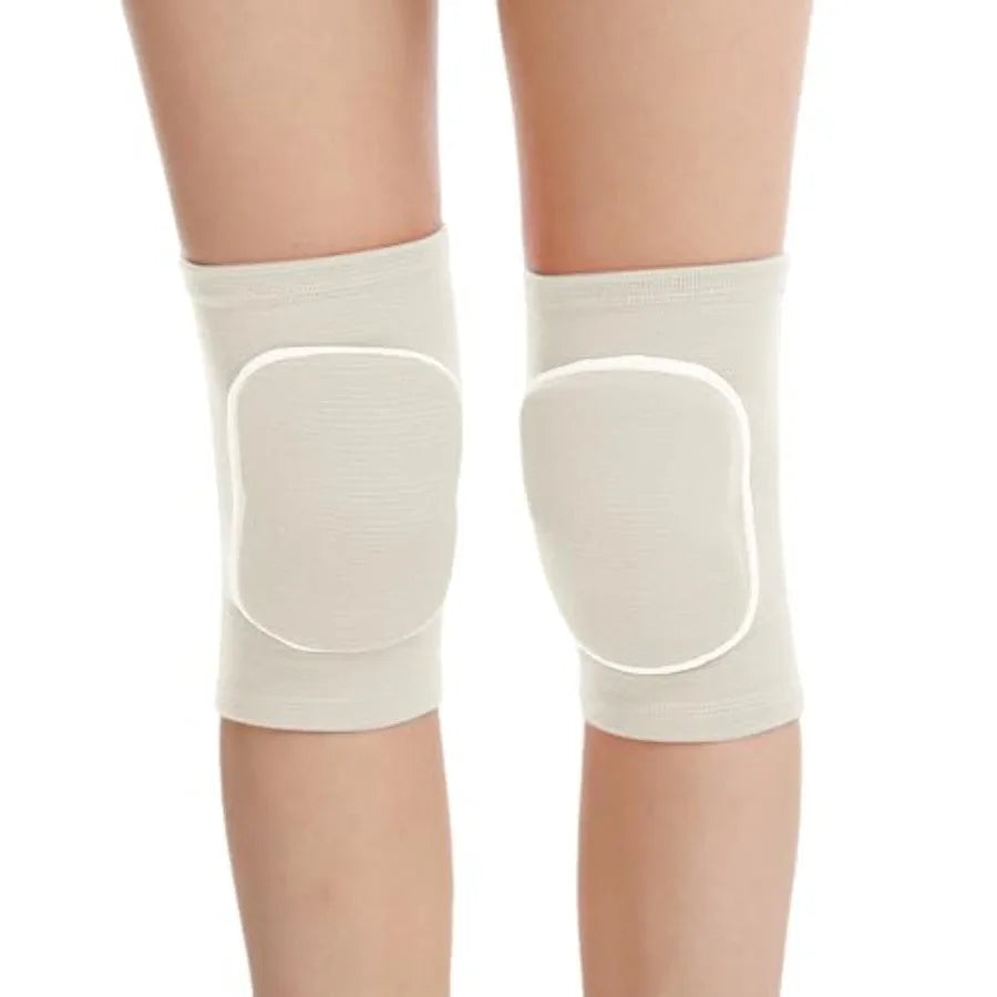 Knee Pad, Anti-Slip Padded Sponge Knee Brace Breathable Flexible Elastic Knee Support for Football Volleyball Dance Skating Bas