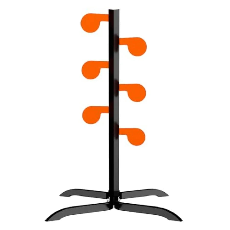 AR500 Dueling Tree Target Kit with Six Steel Paddles 4 x 1 4 Reactive Shooting Targets and Adjustable Stand for Outdoor Range T