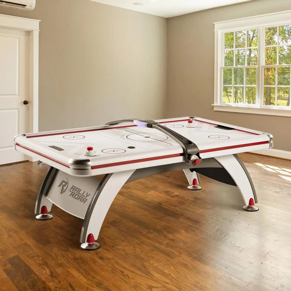 54 Air Hockey Table w Folding Steel Legs amp Optional LED Lights Powerful Motor, Smooth Surface, Very Sturdy Perfect for Kids a