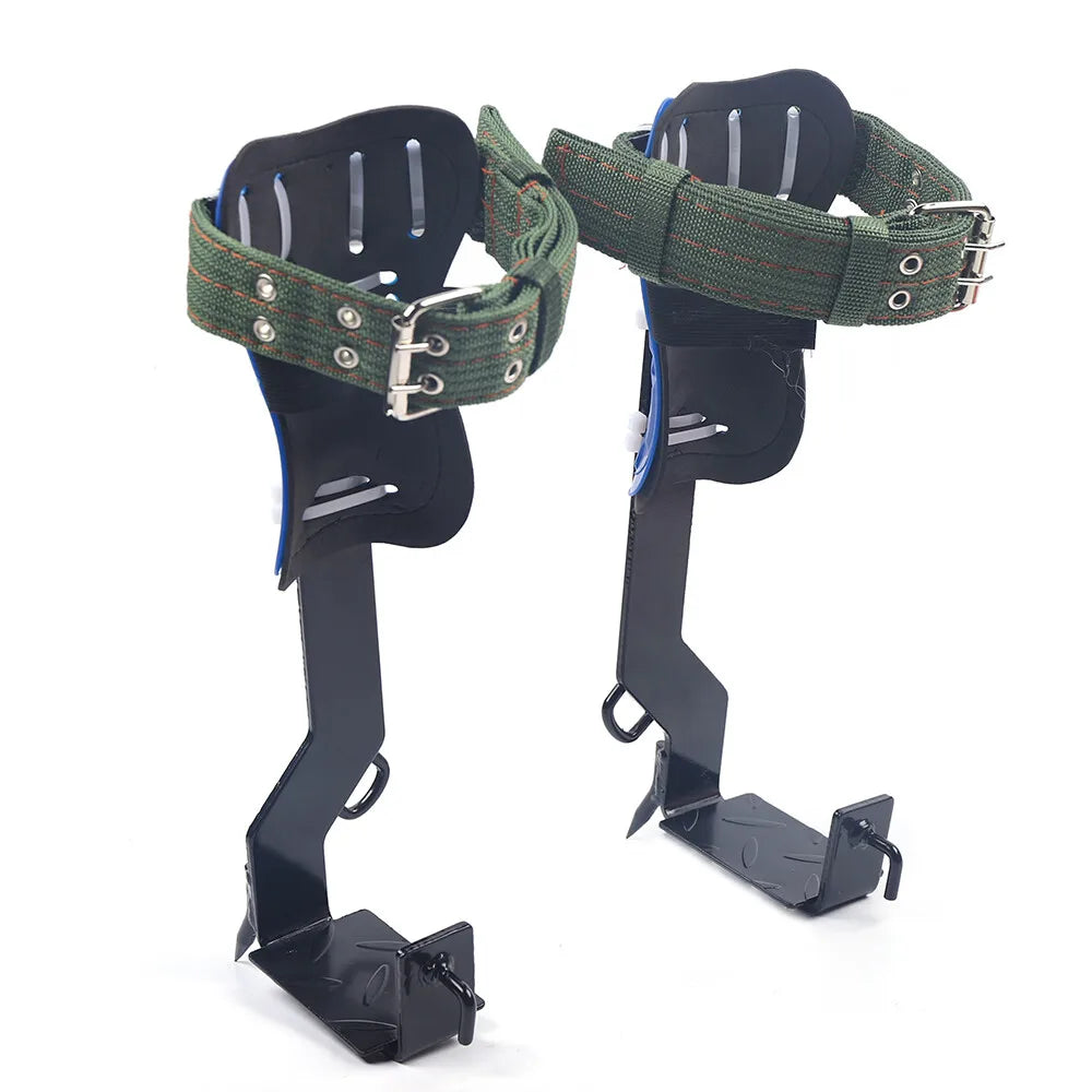 Two Gears Tree Climbing Tool Multi Function Pole Climbing Spike Set with Safety Belt for Arborist Work